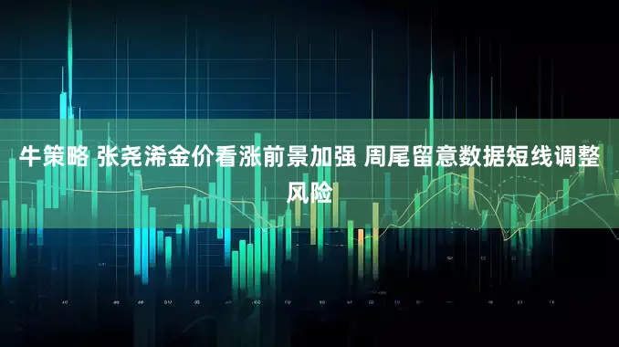 牛策略 张尧浠金价看涨前景加强 周尾留意数据短线调整风险